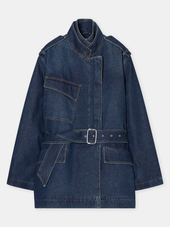 Closed Jackets & Blazers - CLOSED Short Denim Trenchcoat (NWT)